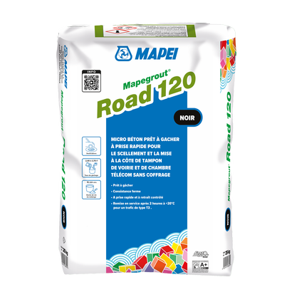 Micro béton prêt à gâcher - MAPEGROUT ROAD 120 - Sac de 25kg