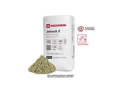 Laine de roche a souffler Jetrock 2 ROCKWOOL 20kg