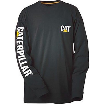 Tee-Shirt manche longue BANNER - Noir - T.L
