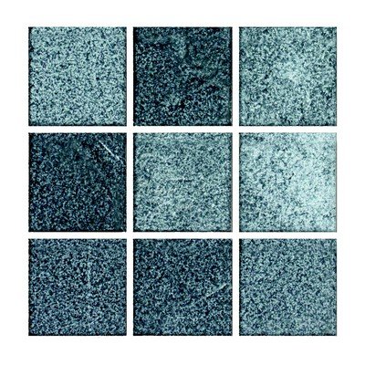 Pierre naturelle Royal Black - Mosaïque 4,8 x 4,8 x 1CM - Plaque de 30,5 x 30,5CM