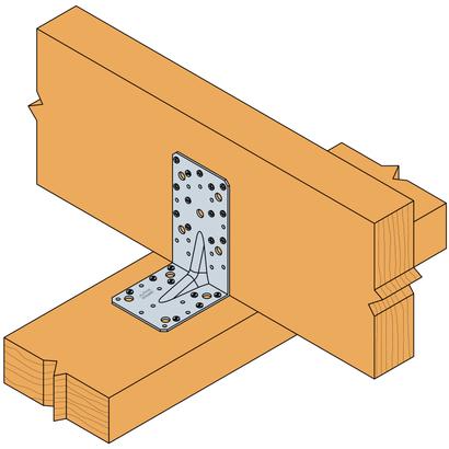 EQUERRE RENFORCEE E20 170 X 110 X 95 X 3