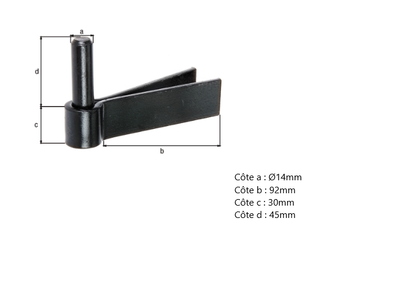 GOND A SCELLER D.14 - 92 X 30 NOIR