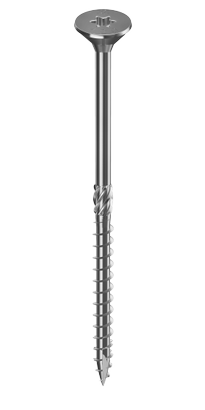 Vis charpente STARBLOCK TX Tête fraisée crantée Acier zingué blanc 8x140 Boite de 50