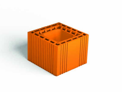 Conduits de Fumée Alvéolé  25 x 25 - Bio'Bric