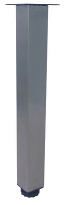 Pied métal carré pour meuble Ht23cm 