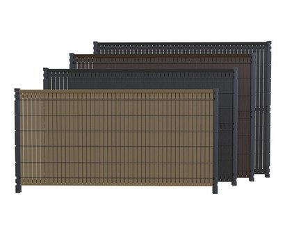 Kit d'occultation AKIDO M48 pour clôture composite L.2,50x Ht1,23m Brun