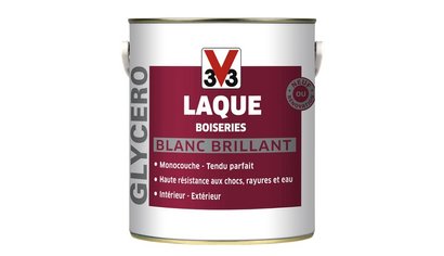 PEINTURE INTERIEURE MONOCOUCHE BLANC GLYCERO BRILLANT 2.5 L