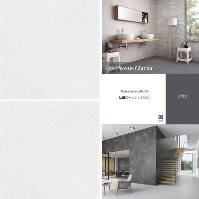 PNX EXPO CI NEXUS GLACIAR 60X60 PANNEAU 1200X1200X28MM TFM18