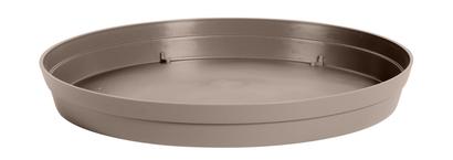 Soucoupe ronde TOSCANE Ø 34,5 cm taupe