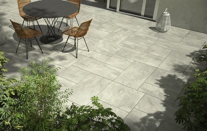 Carrelage extérieur LAVAL 60x60cm ép.20mm - Cendre