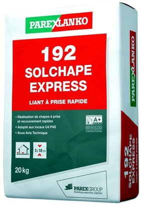 Liant pour chape rapide 192 SOLCHAPE EXPRESS 20KG