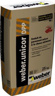 ENDUIT DE PAREMENT WEBER.UNICOR DPP 081 25KG