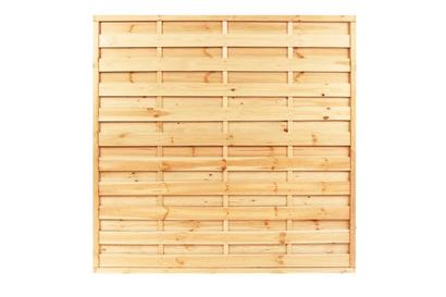 Ecran Bois pour Clôture - Alterné Droit - 45x1800mm Ht1,80m - Vert