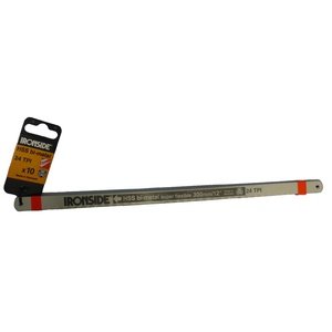 Lot 10 lames à scie à métaux - Bimétal 300MM 18 TPI - Ironside