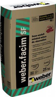 ENDUIT DE DRESSEMENT WEBER.FACIM SF 25KG