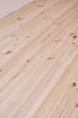 Parquet Brut Pin des Landes noueux - 2m x 14cm ép.21mm 