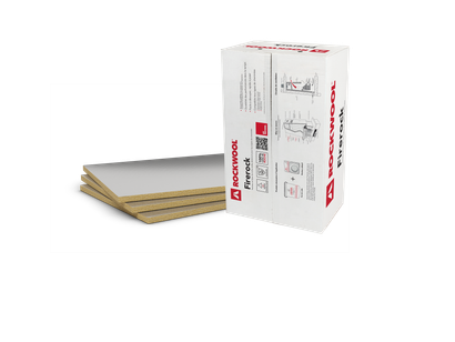 COLIS DE 10 PANNEAUX ISOLANTS RIGIDES LAINE DE ROCHE FIREROCK 1000 X 600 X 40 MM