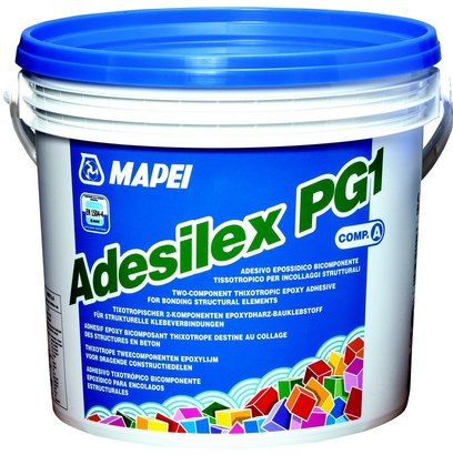 ADHESIF EPOXY THIXOTROPE BI-COMPOSANT ADESILEX PG1 KIT 6 KG COMPOSANT A 4.5 KG