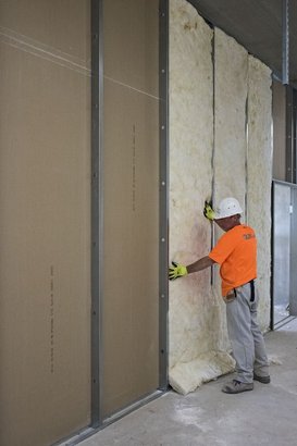 Rouleau en laine de verre PAR PHONIC - 10,8m x 0,60m x 60mm 