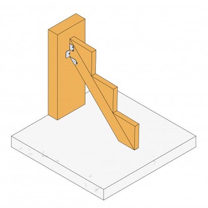 SABOT A PENTE REGLABLE 76 X 180 X 2
