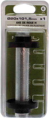 AXE ROUE BROUETTE HAERMELLIN D 20 X 101.50 X 1 MM