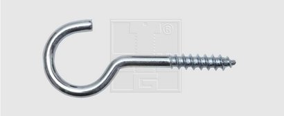 CROCHET P. PLAFOND ZINGUE 60 mm - P/4