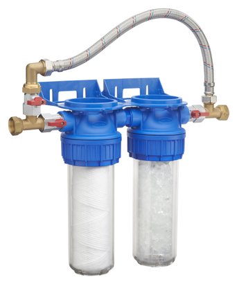 STATION DOUBLE ANTI CALC/IMPURETES + BY PASS EASY-INSTAL