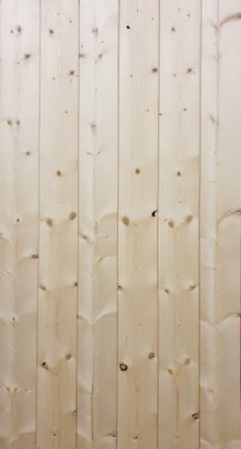 Lambris Raboté Naturel- Profil Grain d'Orge - 12x90mm L.2,65m