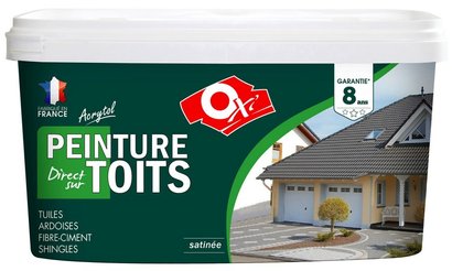 Peinture acrylique ACRYTOL toitures satiné ardoise 2.5 L
