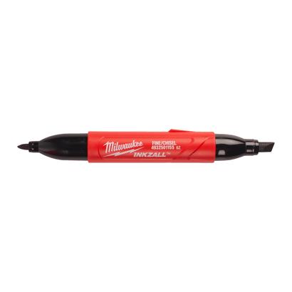 Marqueur double pointe biseautée / fine INKZALL™ - Milwaukee