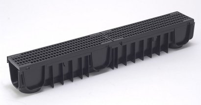 Caniveau Drainyl CP 100 + 2 grilles caillebotis classe B125
