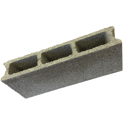 Bloc creux en béton B40 - long. 50cm x haut. 10cm x ep. 20 cm