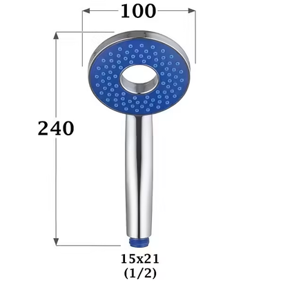 Douchette 1 JET Azul - Chromé / Bleu