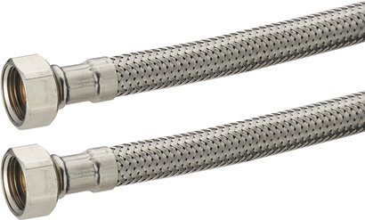 FLEXIBLE ALIM. INOX FF 1/2-1/2 80CM DN8