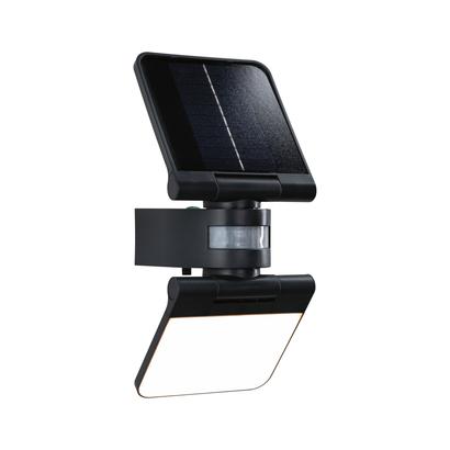 Projecteur extérieur solaire Lesla 12,5W 1600lm 3000K détecteur mouvement anthracite IP65