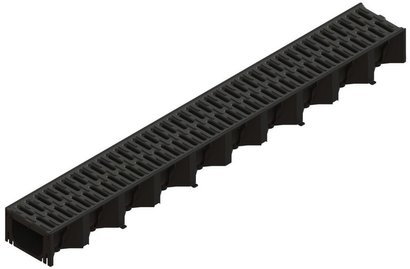 CANIVEAU ACO HEXALINE POLYPROPYLENE GRILLE PASSERELLE MICROGRIP H.81 MM A15