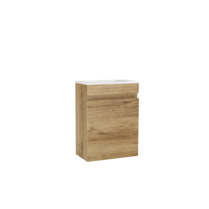 Ensemble meuble et lave-main DEKO Chêne– Larg.40xHt.53xProf. 22 cm.