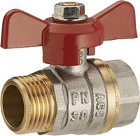 vanne à sphère mâle-femelle à manette papillon MF.12x17