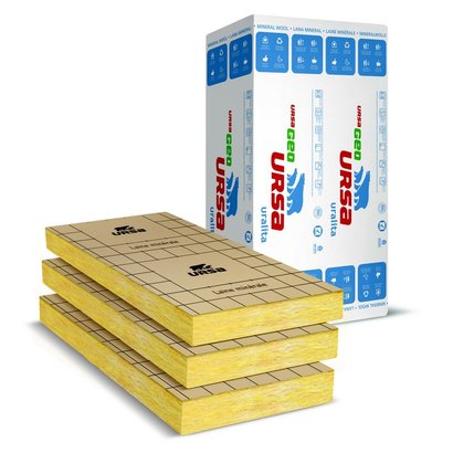 Panneau de laine de verre URSA PRK 38 Ep 100 mm 1.35x0.6m R 2.65