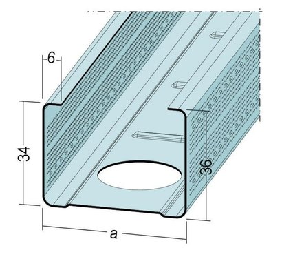 Montant C 48-06 - long. 3m