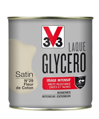 PEINTURE LAQUE GLYCERO SATIN NOIR 2 L