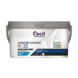 Peinture mate blanche PE35 CECIL