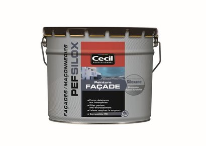 Peinture façade PEF SILOX - Blanc Mat - Seau de 2,5L