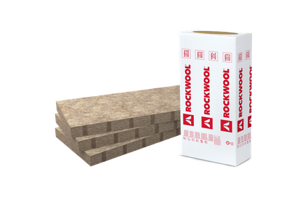 Panneau isolant en laine de roche Rockcomble flex L 1350 x l 365x ép 80 (mm) R=2,40 m²