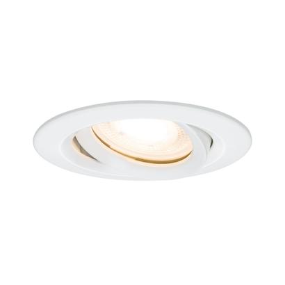 Spot encastré Nova Plus orient. 30° Ø93MM GU5,3/GU10 max.35W grad bl 230V/12V IP65