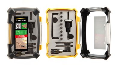 Kit terrasse complet foret 4mm fraisoir carbure perçage 4mm + 8 embouts