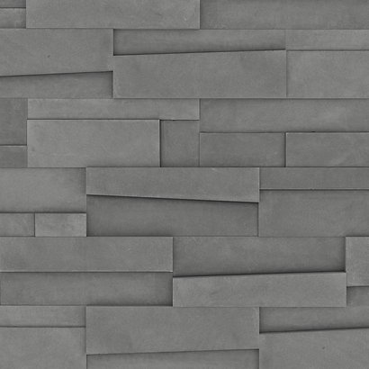 PAREMENT PIERRE RECONSTITUEE STATUR ANTHRACITE 50 X 20 X 2 EPAISSEUR ±5CM