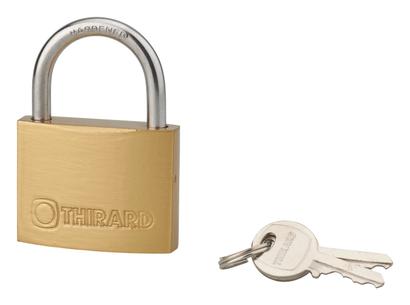 Cadenas type 1 45MM à acier 2 clés - Thirard