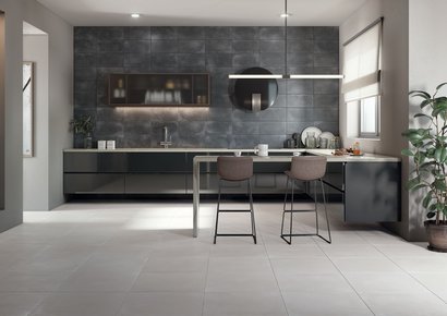 CARRELAGE MURAL FAIENCE CI BETON 25 X 50 X 0.74 CM GREY