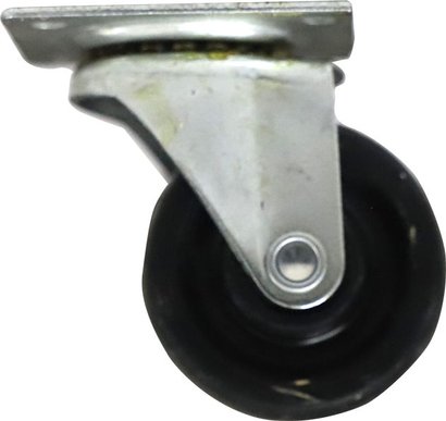 ROULETTE CAOUT NOIR PIVOTANTE D80